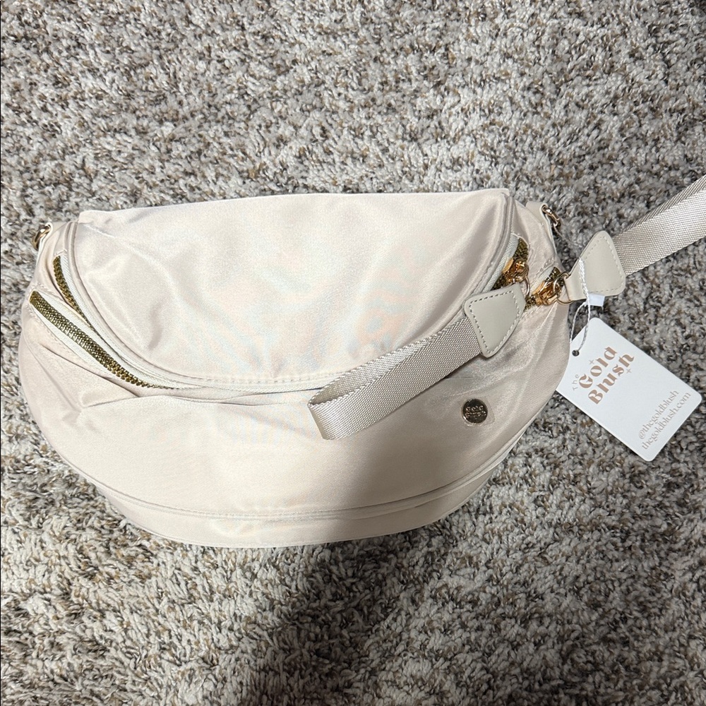 Gold blush bag